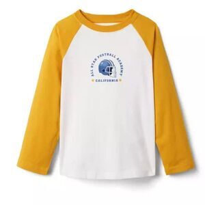 Janie and Jack 100049457 Football Raglan Tee NWT size 6-12 months